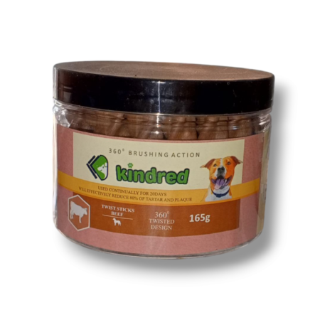 KINDRED  DOG TREAT 165G