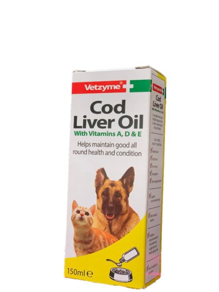 VETZYME COD LIVER OIL 150ml