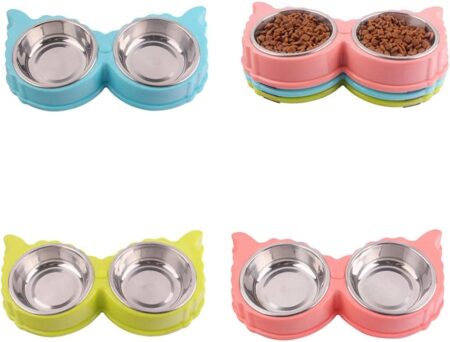 CAT SHAPED 2 IN 1 BOWL