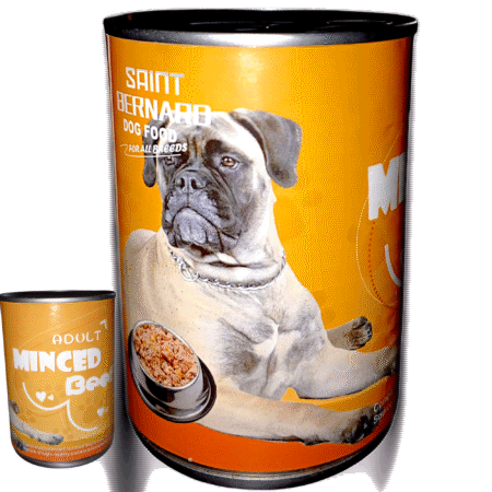 SAINT BERNARD MINCED CAN FOOD  FOR ADULT DOG (PACK OF 24)