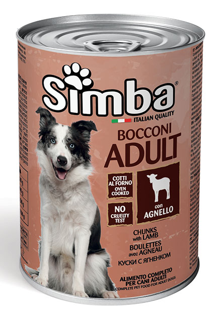 SIMBA DOG CHUNKS WITH LAMB  8009470009010♪